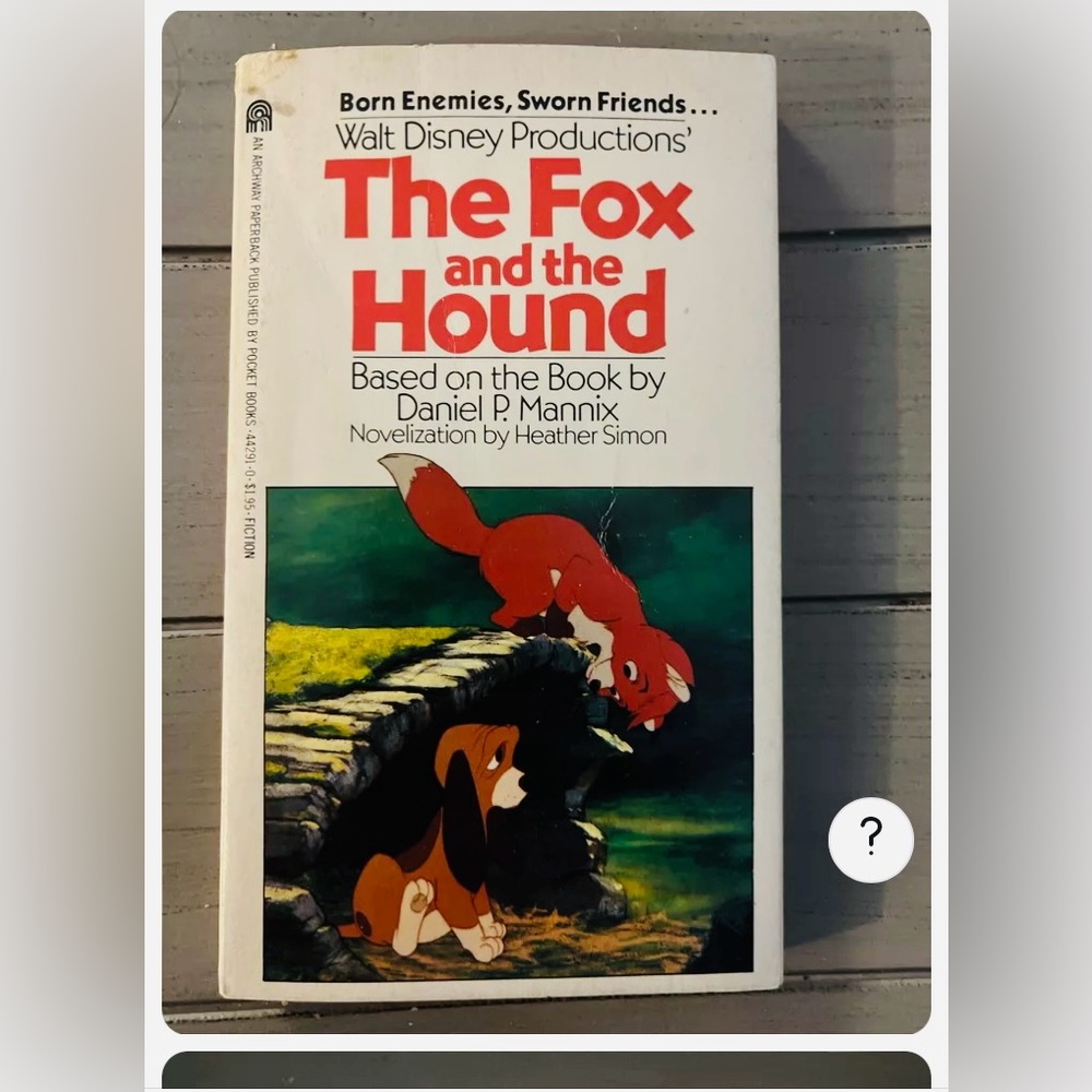 Walt Disney Productions' The fox and the hound (First Edition Book)